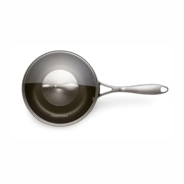 20 CM Tupperware Black Series Fry Pan With Lid (1 Pc)