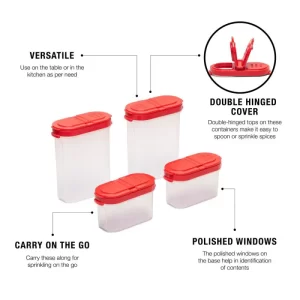 Modular Spice Shaker Small Containers (4 pcs)