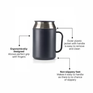 400 ml Desk Coffee Tea Mug Black