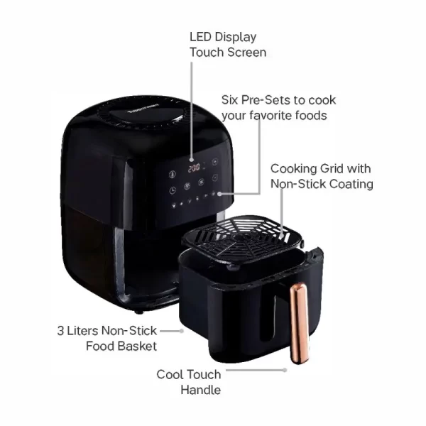 Tupperware Air Fryer- Black (1 pc)