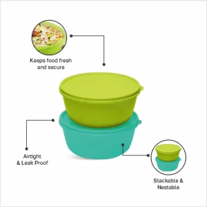 1.5 Ltr Tupperware SS Bowl (Set of 2)
