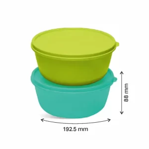 1.5 Ltr Tupperware SS Bowl (Set of 2)