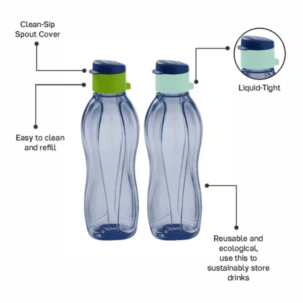 500 ml Tupperware Aquasafe Bottle (Set of 2)