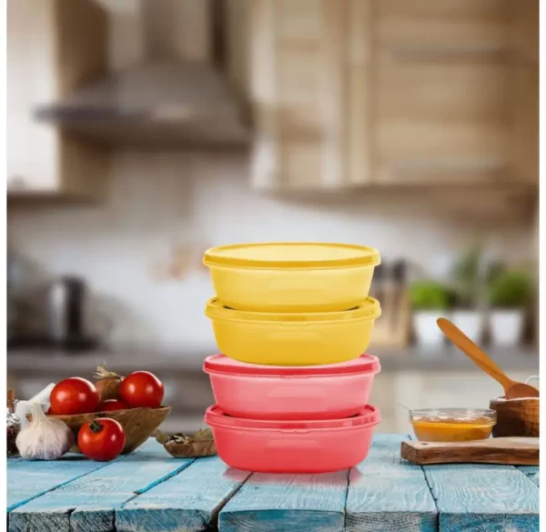 1 Ltr Multipurpose Refrigerator SS Bowl (4 pcs)