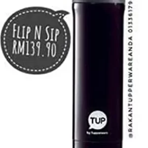 420 ml Tupperware. Stainless Steel City Thermal Bottle - Black