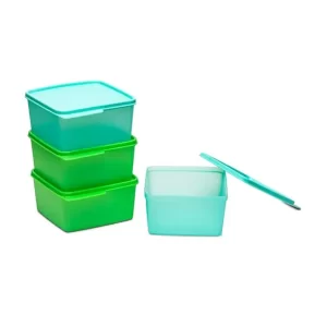 1.2 Ltr Tupperware Plastic Storage Jar, Green (Set of 1)