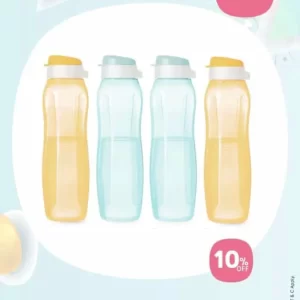 Aquaslim Bottle 1L (Set of 4)