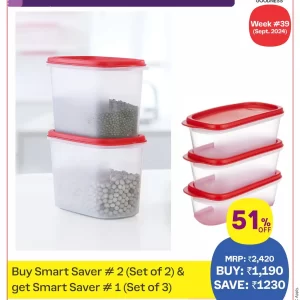 Smart Saver #2(Set of 2) + Smart Saver #1( Set of 3)