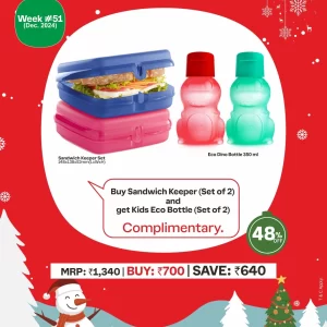 Sandwich Keeper + Kids Eco Bottle (Set of 2 Each)