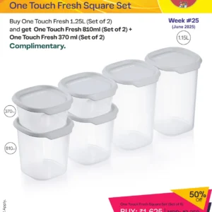 One Touch Fresh Square Set (Set of 6)