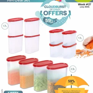MM Oval #2 1.1L + MM Oval #3 1.7L + MM Oval #4 2.3L (Set of 4 each)