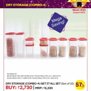 Dry Storage (Combo-4) - Set Of 10