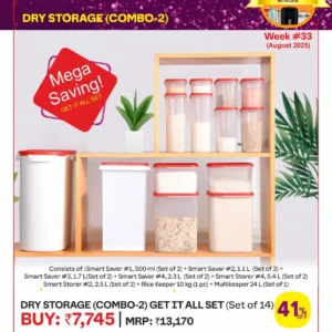 Dry Storage (Combo-2) - Set Of 14