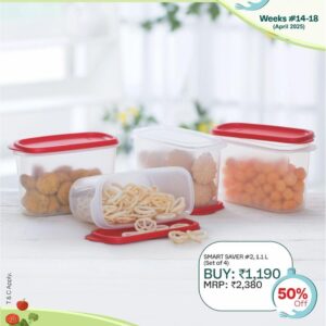 SMART SAVER #2,1.1 L Set of 4