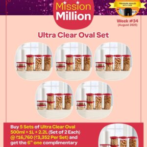 Ultra Clear Oval Set (Set of 5)