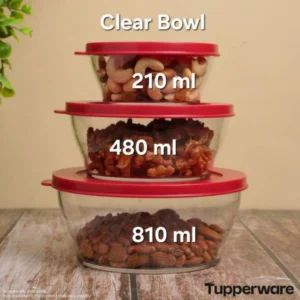 Clear Bowl, Amazing Glass Look (Set of 3)