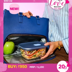 Voila Bakeware Rectangular Glass 650ml