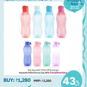 Aquasafe 750ml (SF4) + Aquasafe 500ml Screw Cap (SF4)