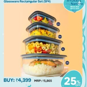 Glassware Rectangular Set (SF4)